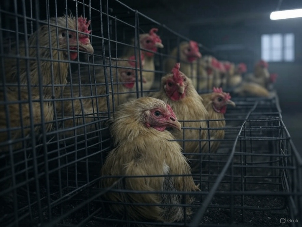 Gallina libre de jaula. Gallina libre de jaula.